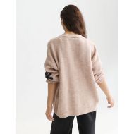 Снимка на SCOTCH&SODA ДАМСКА ЖИЛЕТКА INTARSIA OVERSIZED FIT CARDIGAN - ROSE DUST MELANGE 5