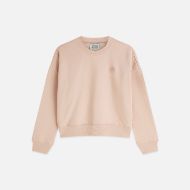 Picture of SCOTCH&SODA WOMEN'S EMBROIDERED LOGO RELAXED FIT SWEATSHIRT - ROSE DUST 1