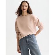 Picture of SCOTCH&SODA WOMEN'S EMBROIDERED LOGO RELAXED FIT SWEATSHIRT - ROSE DUST 4