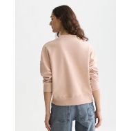 Picture of SCOTCH&SODA WOMEN'S EMBROIDERED LOGO RELAXED FIT SWEATSHIRT - ROSE DUST 5