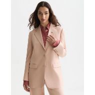 Picture of SCOTCH&SODA WOMEN'S GABARDINE RELAXED SINGLE BREASTED BLAZER - ROSE DUST 4
