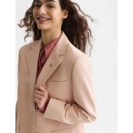 Picture of SCOTCH&SODA WOMEN'S GABARDINE RELAXED SINGLE BREASTED BLAZER - ROSE DUST 6