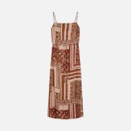 Снимка на SCOTCH&SODA РОКЛЯ FOULARD PRINTED SLIP MAXI - TILES FOULARD ROSEDUST 1