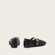 Picture of ALLSAINTS WOMEN'S SABINE WOVEN FLAT BLACK 3