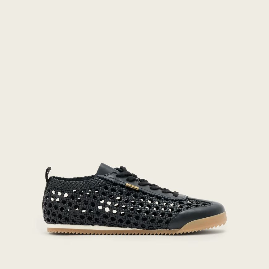 Снимка на ALLSAINTS ДАМСКИ СПОРТНИ ОБУВКИ KENNY WOVEN RUNNER TRAINERS BLACK