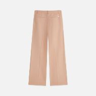 Picture of SCOTCH&SODA WOMEN'S EDIE - HIGH-RISE WIDE-LEG GABARDINE PANTS - ROSE DUST 2
