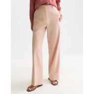 Picture of SCOTCH&SODA WOMEN'S EDIE - HIGH-RISE WIDE-LEG GABARDINE PANTS - ROSE DUST 4