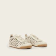 Снимка на ALLSAINTS ДАМСКИ СПОРТНИ ОБУВКИ KENNY WOVEN RUNNER TRAINERS PARCHMENT WHITE 2