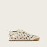 Снимка на ALLSAINTS ДАМСКИ СПОРТНИ ОБУВКИ KENNY WOVEN RUNNER TRAINERS PARCHMENT WHITE 1