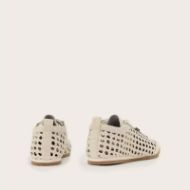 Снимка на ALLSAINTS ДАМСКИ СПОРТНИ ОБУВКИ KENNY WOVEN RUNNER TRAINERS PARCHMENT WHITE 3
