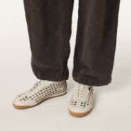 Снимка на ALLSAINTS ДАМСКИ СПОРТНИ ОБУВКИ KENNY WOVEN RUNNER TRAINERS PARCHMENT WHITE 6