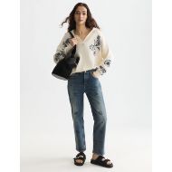 Picture of SCOTCH&SODA WOMEN'S THE SKY HIGH RISE STRAIGHT - VERDANT FADE 7