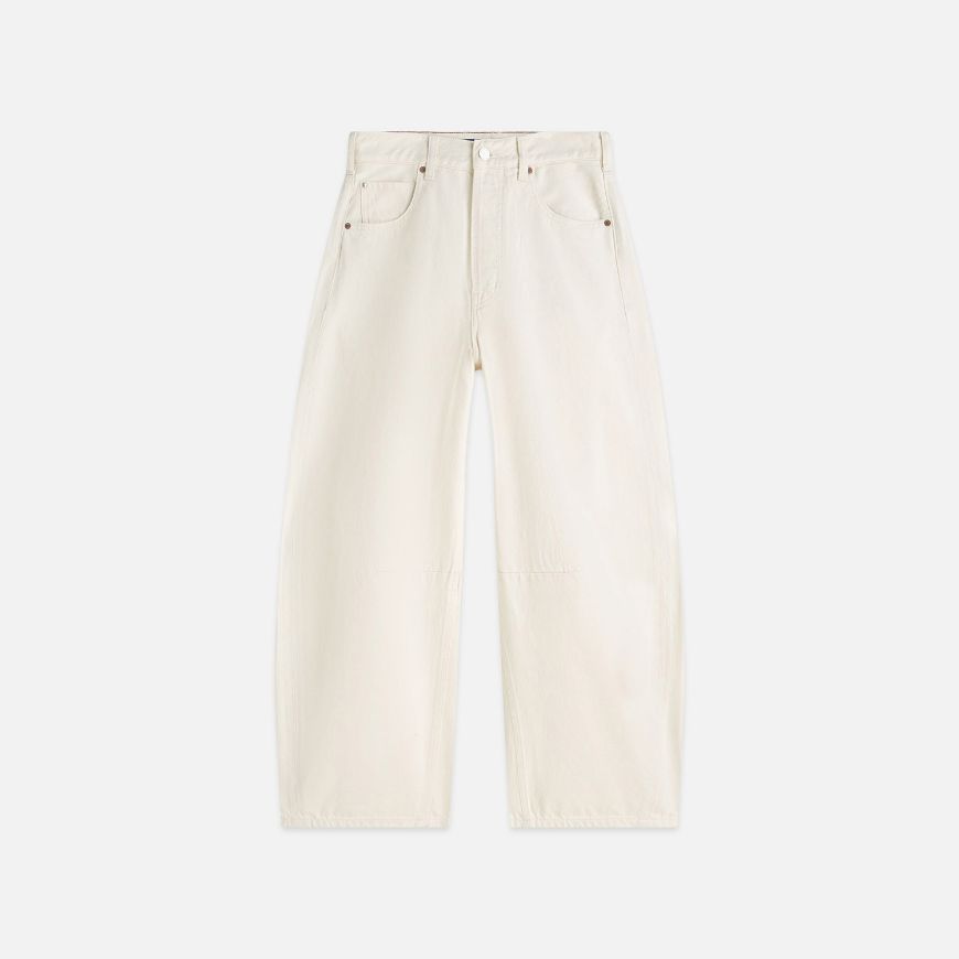 Picture of SCOTCH&SODA WOMEN'S EVE BARREL LEG - PORCELAIN WHITE