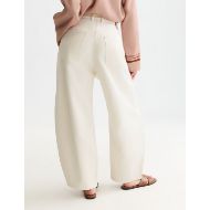 Picture of SCOTCH&SODA WOMEN'S EVE BARREL LEG - PORCELAIN WHITE 5