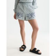 Снимка на SCOTCH&SODA ДАМСКИ БЕРМУДИ EMBROIDERED STRUCTURED - ARONA STRIPE 4