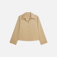 Picture of SCOTCH&SODA WOMEN'S JACQUARD LONG-SLEEVED SHIRT - DOESKIN 1