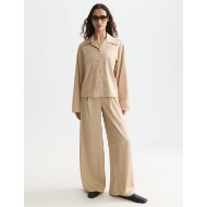 Picture of SCOTCH&SODA WOMEN'S JACQUARD LONG-SLEEVED SHIRT - DOESKIN 7