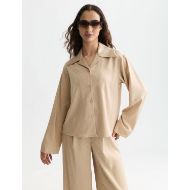 Picture of SCOTCH&SODA WOMEN'S JACQUARD LONG-SLEEVED SHIRT - DOESKIN 4