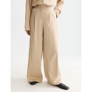 Picture of SCOTCH&SODA WOMEN'S ELENI - HIGH-RISE WIDE-LEG JACQUARD PANTS - DOESKIN 4