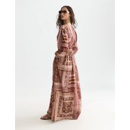 Снимка на SCOTCH&SODA РОКЛЯ PRINTED V-NECK MAXI - TILES FOULARD ROSEDUST 5