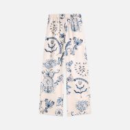 Снимка на SCOTCH&SODA ДАМСКИ ПАНТАЛОН GIA - MID RISE WIDE LEG PRINTED PULL-ON - DELFT TILES BLUE 2