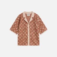 Снимка на SCOTCH&SODA ДАМСКИ ПУЛОВЕР JACQUARD KNITTED SHORT-SLEEVE SHIRT - ROSE DUST 1
