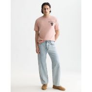 Picture of SCOTCH&SODA MEN'S FRONT AND BACK ARTWORK RELAXED FIT T-SHIRT - MISTY ROSE 7