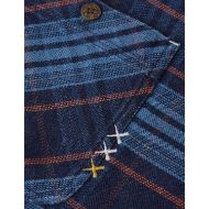 Picture of SCOTCH&SODA MEN'S CHECKED DENIM LOOSE FIT WASHED OVERSHIRT - FIESTA 3
