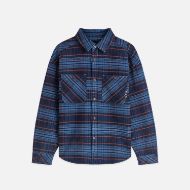 Picture of SCOTCH&SODA MEN'S CHECKED DENIM LOOSE FIT WASHED OVERSHIRT - FIESTA 1