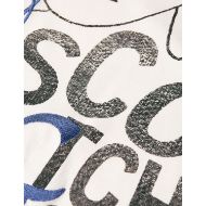 Picture of SCOTCH&SODA MEN'S WORKED-OUT ARTWORK LOOSE FIT T-SHIRT - EGGNOG 3