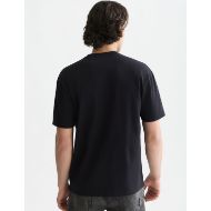 Picture of SCOTCH&SODA MEN'S EMBROIDERED FRONT ARTWORK RELAXED FIT T-SHIRT - METEORITE 5