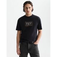 Picture of SCOTCH&SODA MEN'S EMBROIDERED FRONT ARTWORK RELAXED FIT T-SHIRT - METEORITE 4