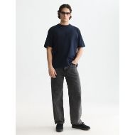Picture of SCOTCH&SODA MEN'S DELFTS BLAUW EMBROIDERED ARTWORK LOOSE FIT T-SHIRT - SKY CAPTAIN 7