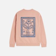 Picture of SCOTCH&SODA MEN'S FRONT AND BACK ARTWORK RELAXED FIT SWEATSHIRT - MISTY ROSE 2