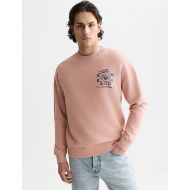 Picture of SCOTCH&SODA MEN'S FRONT AND BACK ARTWORK RELAXED FIT SWEATSHIRT - MISTY ROSE 4