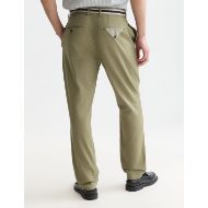 Picture of SCOTCH&SODA MEN'S WARREN COTTON BLEND TWILL BELTED CHINO - OIL GREEN 5