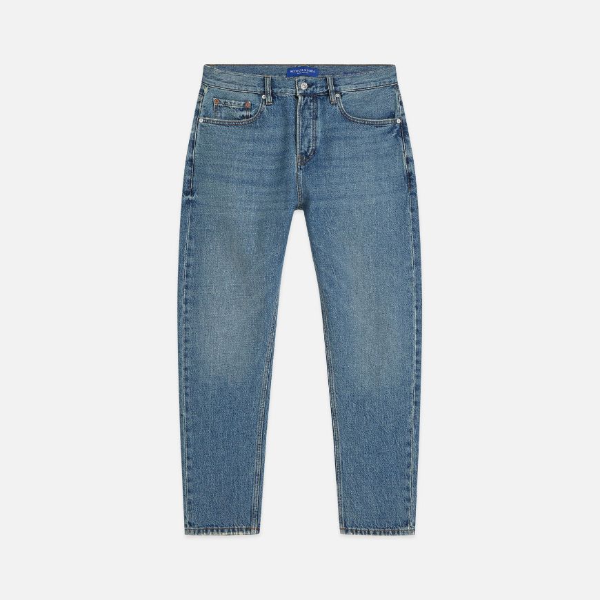 Picture of SCOTCH&SODA MEN'S THE DEAN LOOSE TAPERED FIT JEANS - FINISHED TOUCH