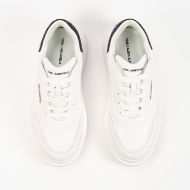 Снимка на KARL LAGERFELD ДАМСКИ СПОРТНИ ОБУВКИ KORE GLITTER TAB U-FRONT SNEAKERS WHITE 4
