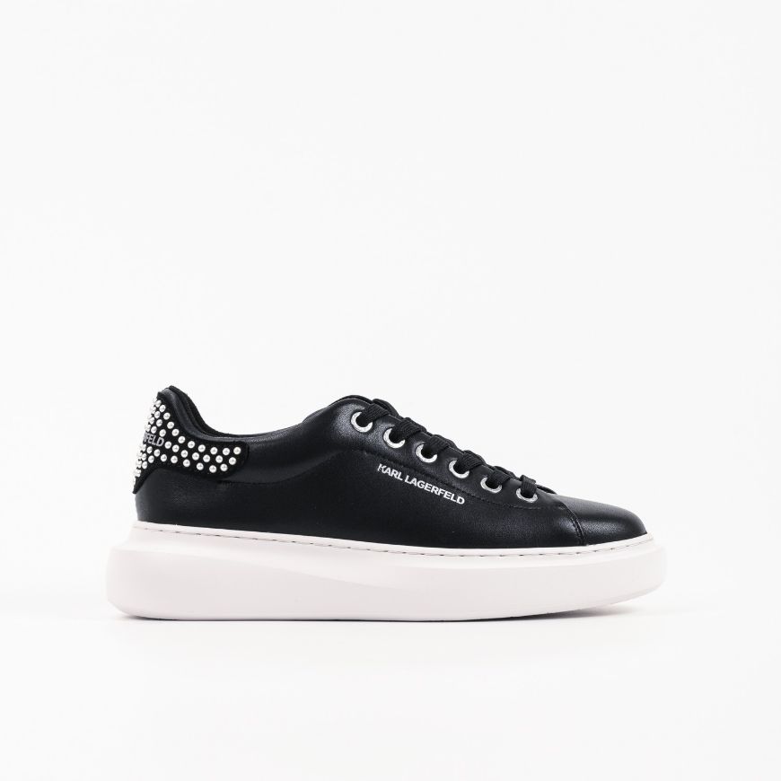 Снимка на KARL LAGERFELD ДАМСКИ СПОРТНИ ОБУВКИ KORE PEARL TAB LO LACE SNEAKERS BLACK