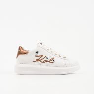 Снимка на KARL LAGERFELD ДАМСКИ СПОРТНИ ОБУВКИ KAPRI COUPETTE TRIO SNEAKERS WHITE W/MID BROWN 1