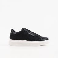 Снимка на KARL LAGERFELD МЪЖКИ СПОРТНИ ОБУВКИ KAPRI WOVEN MONOGRAM LO LACE SNEAKERS BLACK 1