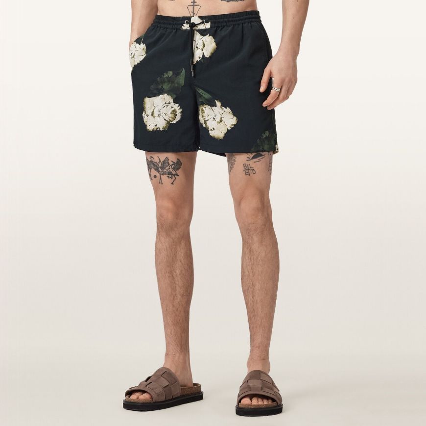 Снимка на ALLSAINTS МЪЖКИ БАНСКИ NOUVELLE SWIM SHORTS JET BLACK