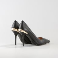Picture of LOVE MOSCHINO WOMEN'S PUMPS GOLDEN SPOILER DECOLLETE BLACK 3