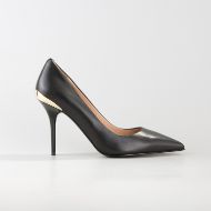 Picture of LOVE MOSCHINO WOMEN'S PUMPS GOLDEN SPOILER DECOLLETE BLACK 1