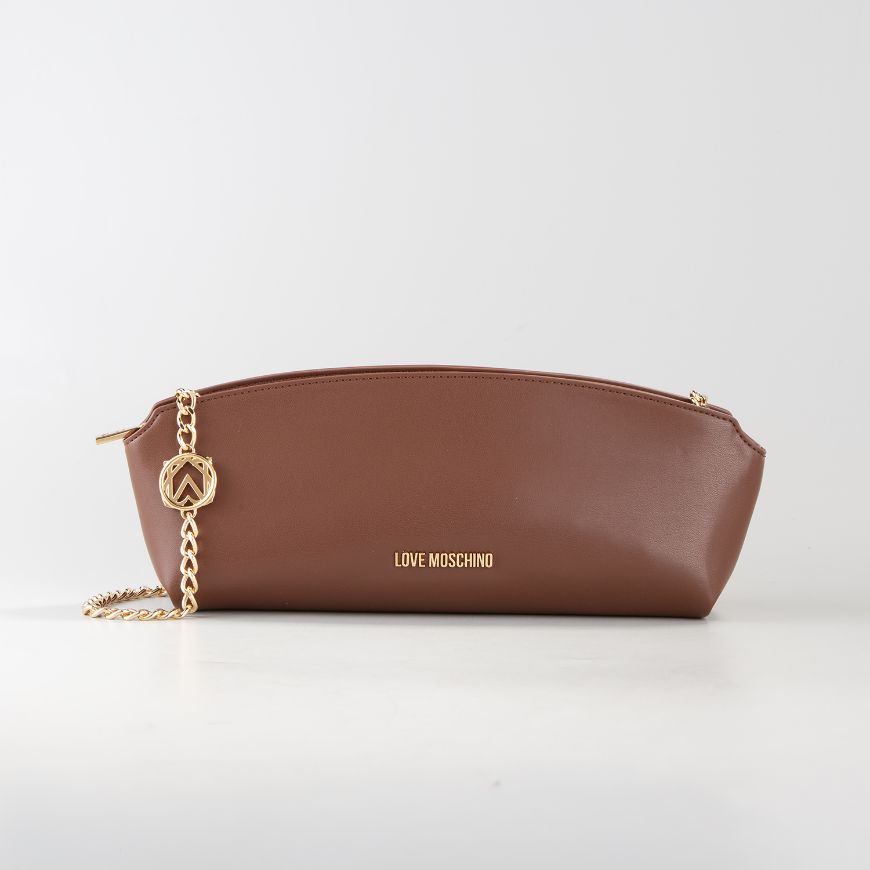 Picture of LOVE MOSCHINO WOMEN'S SMART DAILY LOGO BAG BROWN