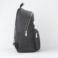 Picture of LOVE MOSCHINO WOMEN'S BACKPACK SIGNATURE LOVE DENIM BLACK 2