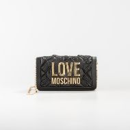 Picture of LOVE MOSCHINO WOMEN'S WALLET ON CHAIN CHESS Q BLACK 1