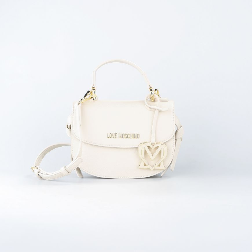 Picture of LOVE MOSCHINO WOMEN'S HANDBAG TALIS IVORY