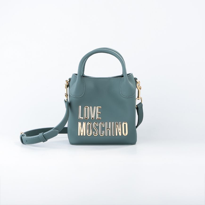 Picture of LOVE MOSCHINO WOMEN'S BUCKET BAG BOLD LOVE GREEN