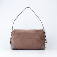Picture of LOVE MOSCHINO WOMEN'S SHOULDER BAG SIGNATURE ZIP BROWN 3